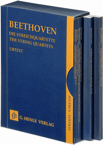 Beethoven L.v. Quatuors A Cordes Score