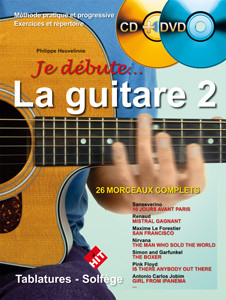 Heuvelinne P. JE Debute la Guitare 2 Avec CD + Dvd