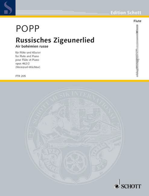 Popp W. Russisches Zigeunerlied Flute