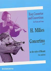 Millies H. Concertino RE Majeur Violon