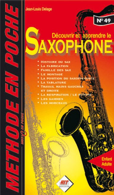 Delage J.l. Methode en Poche Saxophone