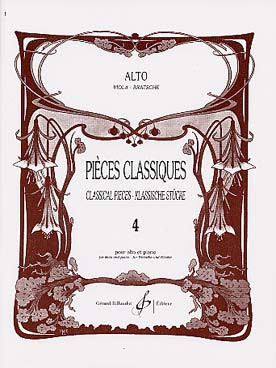 Pieces Classiques Vol 4 Alto