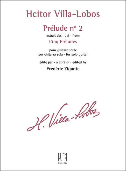 VILLA-LOBOS H. Prelude N°2 Guitare VILLA-LOBOS H. Prelude N°2 Guitare