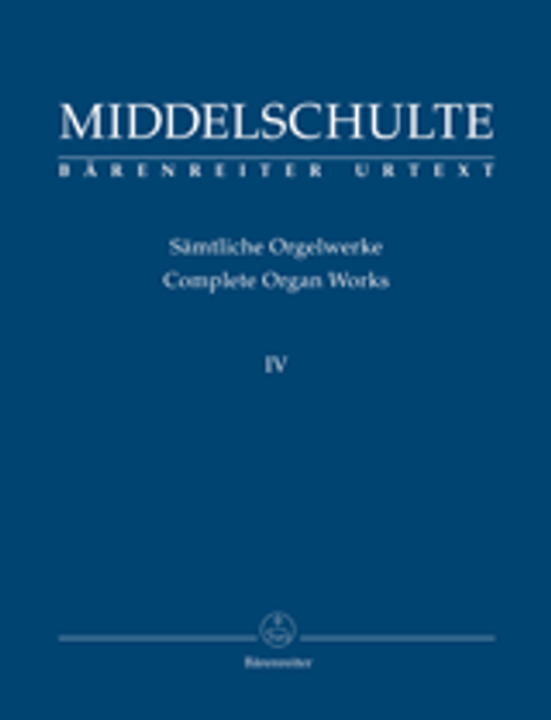 Middelschulte W. L'oeuvre D'orgue Vol 4 Middelschulte W. L'oeuvre D'orgue Vol 4