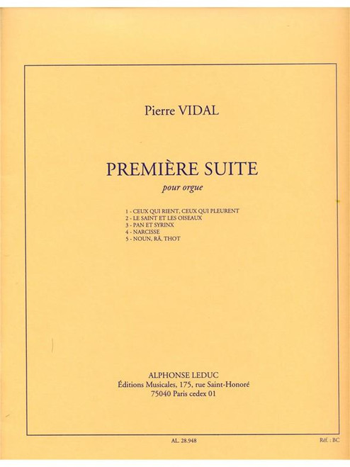 Vidal P. Suite N°1 Orgue