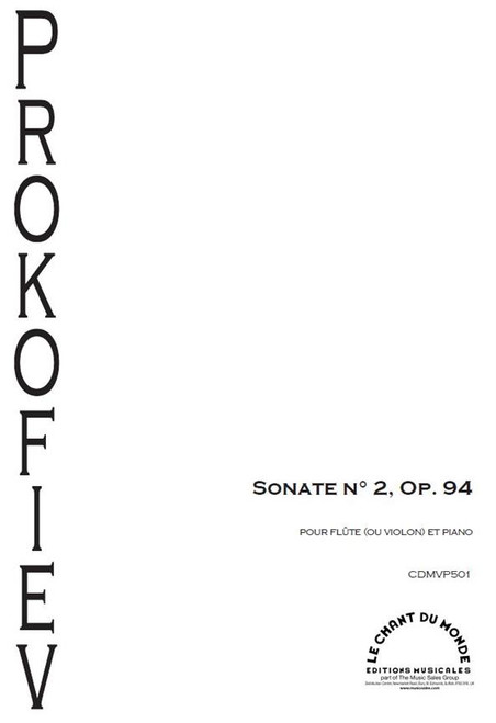 Prokofiev S. Sonate N°2 OP 94 Bis Violon