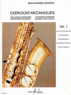 Londeix J.m. Exercices Mecaniques Vol 1 Saxo