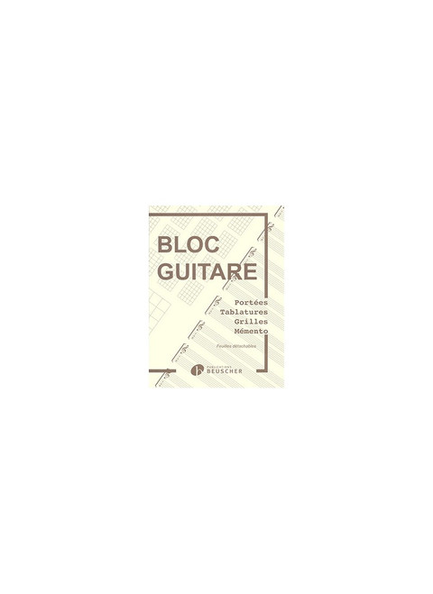 Bloc Guitare - Tablatures, Grilles et Chord Boxes