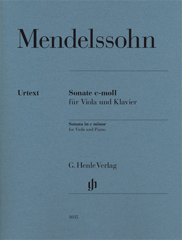 Mendelssohn F. Sonate MI Mineur Alto