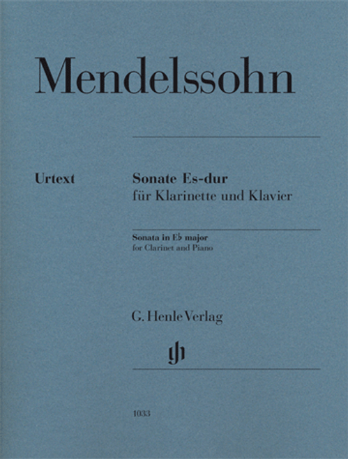 Mendelssohn F. Sonate Mib Majeur Clarinette Mendelssohn F. Sonate Mib Majeur Clarinette