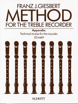 Giesbert F.j. Method For The Treble Recorder