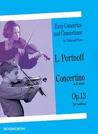 Portnoff L. Concertino OP 13 Violon