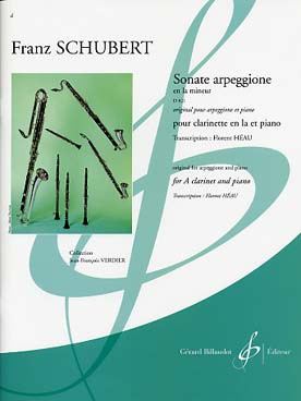 Schubert F. Sonate Arpeggione Clarinette la