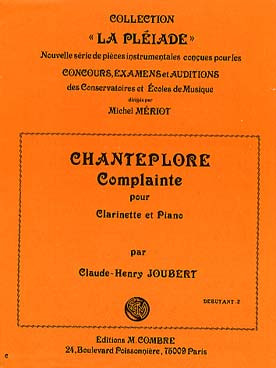 Joubert C.h. Chanteplore Clarinette