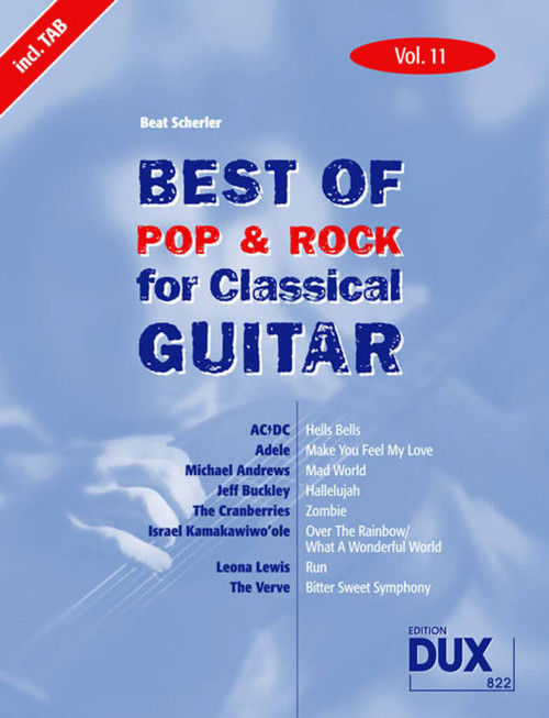 Best OF Pop & Rock For Classical Guitar Vol 11