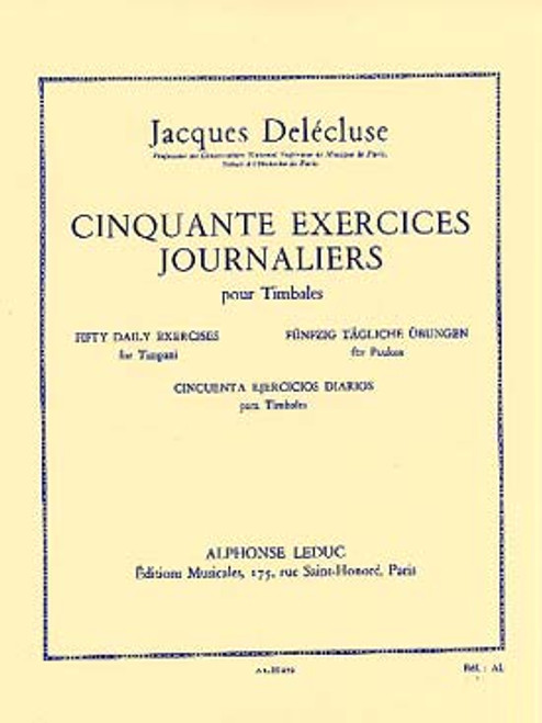 Delecluse J. Exercices Journaliers (50) Timbales