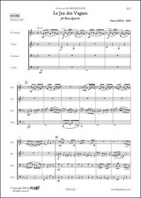 Lopez A. le Jeu de Vagues Quatuor Cuivres