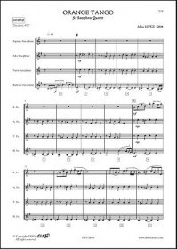 Lopez A. Orange Tango 4 Saxophones