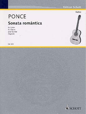Ponce M.m. Sonata Romantica Guitare