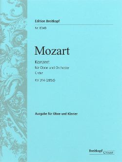Mozart W.a. Concerto DO Majeur Hautbois