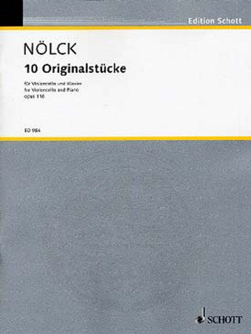 Nolck A. Original Stucke OP 116 Violoncelle Nolck A. Original Stucke OP 116 Violoncelle
