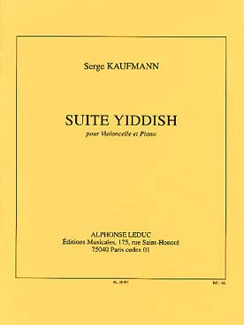 Kaufmann S. Suite Yiddish Violoncelle