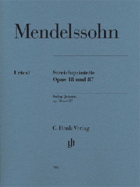 Mendelssohn B. String Quintets OP 18 OP 87