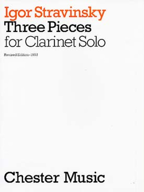 Stravinsky I. 3 Pieces Clarinette