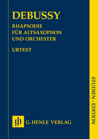 Debussy C. Rhapsodie Saxo Alto et Orchestre Score