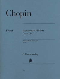 Chopin F. Barcarolle OP 60 Piano