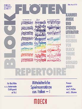 Mittelalterliche Spielmannstanze Vol 1 Aus Italien Flute A Bec