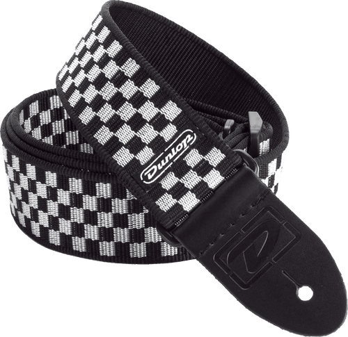 Sangle Dunlop échiquier Noir D38-31BK