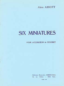 Abbott A. Miniatures Accordeon