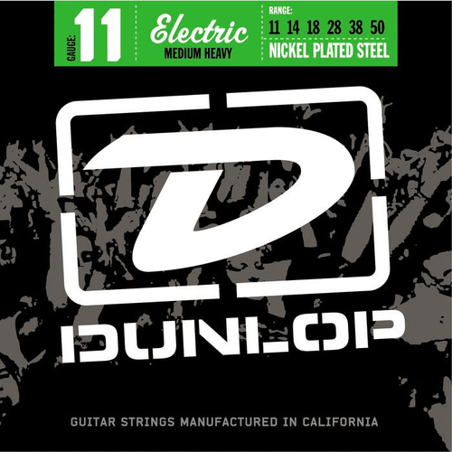 Jeu de Cordes Electrique Dunlop Strings DEN1150 File Rond Nickel 11/50