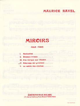 Ravel M. Miroirs: Alborada Del Gracioso Piano