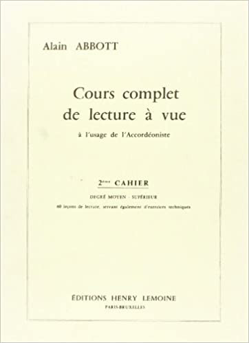 Abbott A. Lecture A Vue Vol 2 Accordeon