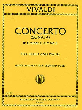 Vivaldi A. Concerto E Minor Violoncelle
