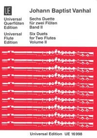 Vanhal J.b. 6 Duets Vol 2 Flutes