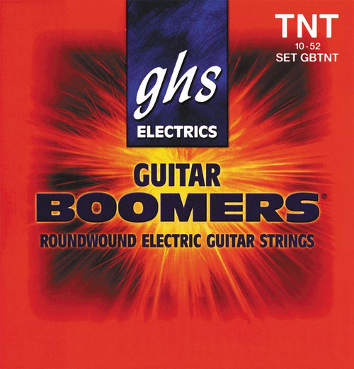 Jeu de Cordes Electrique Ghs Strings Gbtnt Boomers File Rond 10/52