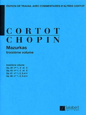 Chopin F. Mazurkas Vol 3 Piano