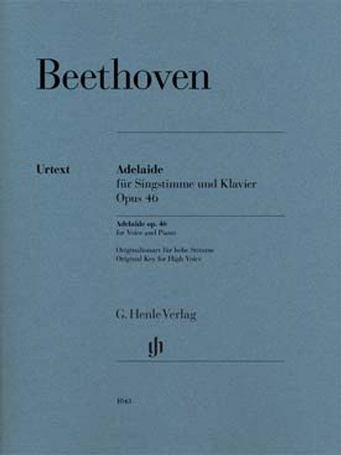 Beethoven L.v. Adelaide OP 46 Voix Beethoven L.v. Adelaide OP 46 Voix