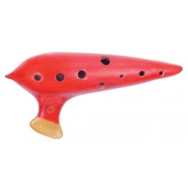 Ocarina Sol en Terre Cuite Rouge