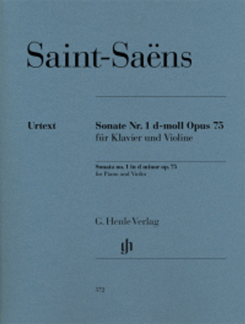 SAINT-SAENS C. Sonate N°1 OP 75 Violon SAINT-SAENS C. Sonate N°1 OP 75 Violon