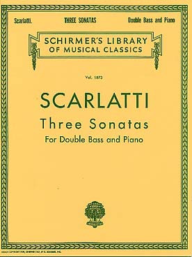Scarlatti A. Sonatas Contrebasse