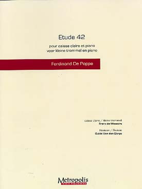 de Weweire F./van de  Poppe G. Etude 42 Caisse Claire