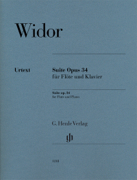 Widor C.m. Suite OP 34 Flute