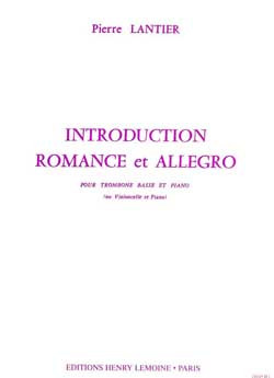 Lantier P. Introduction , Romance et Allegro Trombone Basse