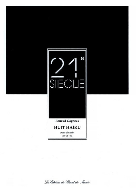Gagneux R. Haiku OP 54BIS Clavecin