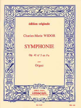 Widor C.m. 5ME Symphonie Orgue