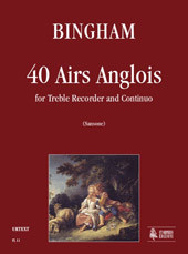 Bingham G. 40 Airs Anglois Flute A Bec